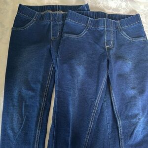 2 pairs of Jeggings by Jumping Bean